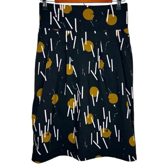 Bitte Kai Rand Scandinavian Design Stretch‎ Pencil Skirt Geometric Print Medium - Picture 7 of 8